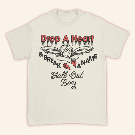 Fall Out Boy Merch Drop A Heart T-Shirt Best Gifts For Friends - Lily Birch Market