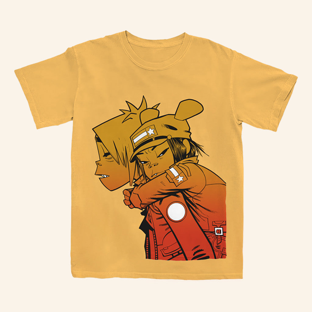 Gorillaz Merch 25 Sunset Piggyback T-Shirt Gift Ideas For Him - Lily Birch Market