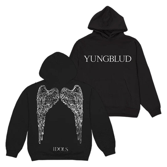 Yungblud Merch Idols Wings Hoodie Gift Ideas For Music Lovers - Lily Birch Market