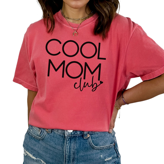 Cool mom club shirt, comfort colors mom shirt, mother's day gift