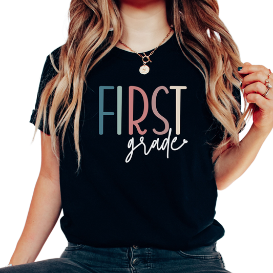 First Grade Team Teacher Shirt, 1st Grade Teacher Shirt, Cute Group Teacher Shirt, 1st Day of School Teacher Shirt, First Grade Team Shirts