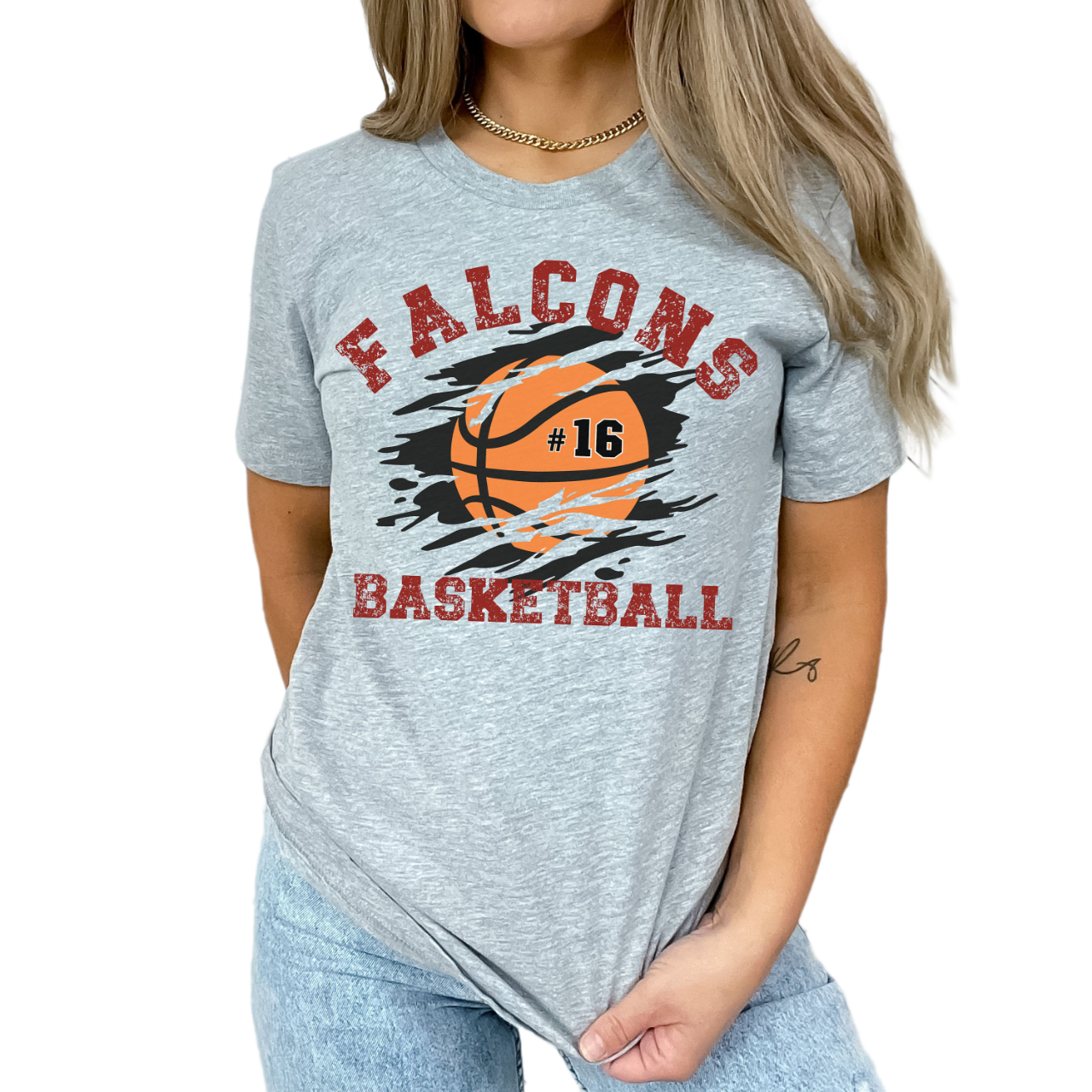 Personalized Basketball Mom Shirt, Basketball Fan, Basketball Number Shirt, Basketball Team Shirt