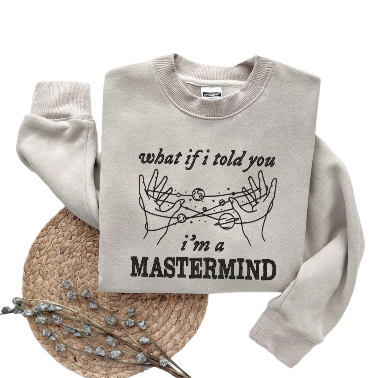 Embroidered What If I Told You I’m A Mastermind Sweater, Trending Unisex Sweatshirt, Unique Embroidered Hoodie Gift, I’m A Mastermind