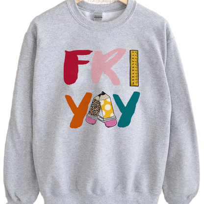 Fri Yay Teacher Shirt, Trending Unisex Tee Shirt, Funny Unique Shirt Gift For Teacher, School Friyay Funny Hoodie,Fri Yay Teacher Sweatshirt