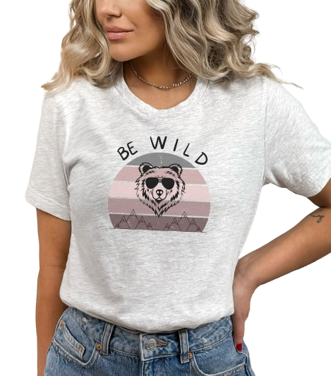 Be Wild T shirt, Be Wild shirt, outdoors shirt, animal lover shirt