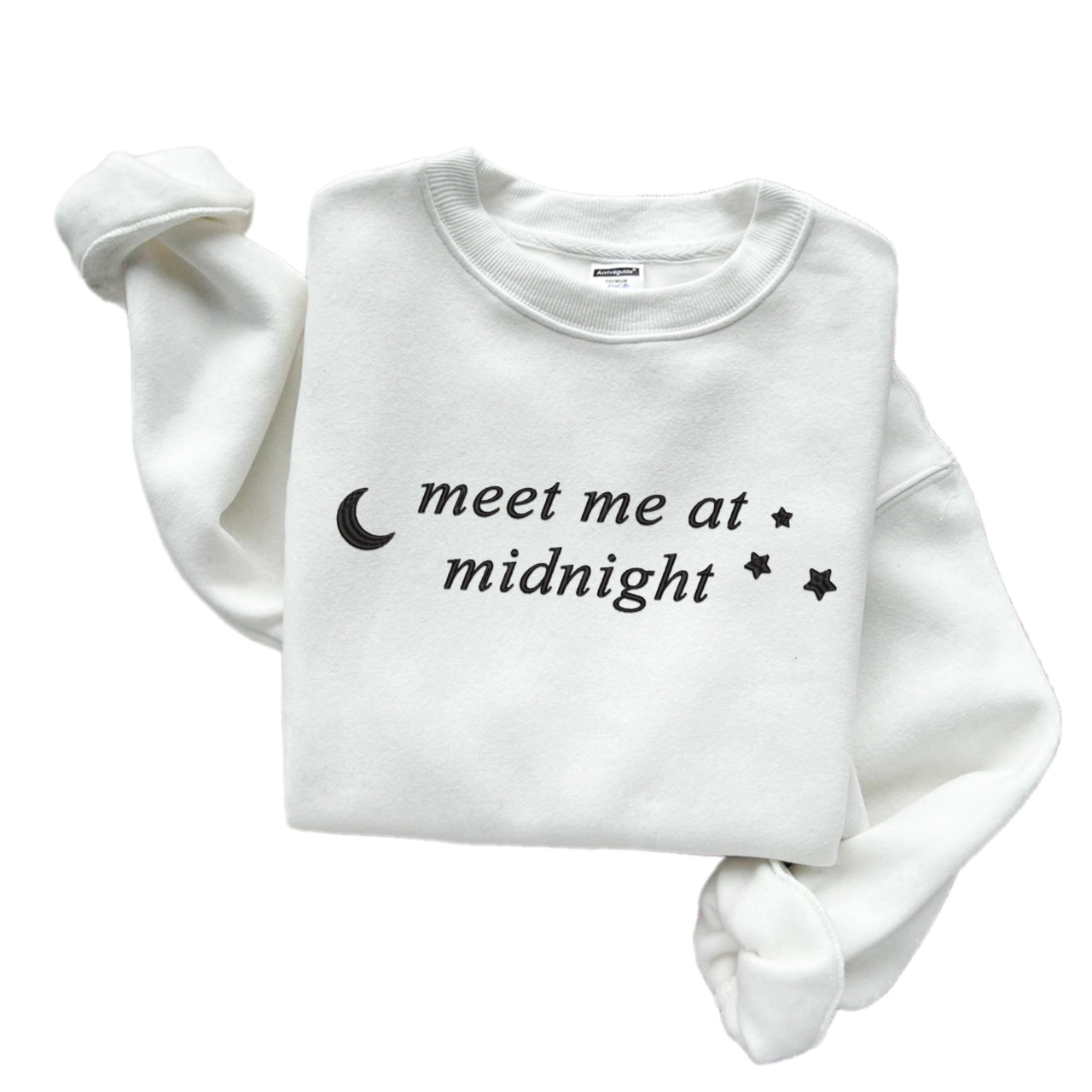 Embroidered Meet Me At Midnight Shirt,  Embroidered Shirt Gift,Meet Me At Midnight Embroidered Sweatshirt Hoodie