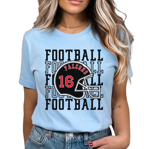 Personalized Football Mom Shirt, Football Fan Shirt, Football Number Sweatshirt