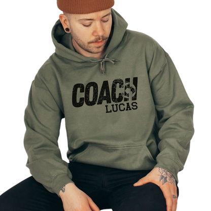 Personalized Soccer Coach Sweatshirt, Soccer Coach Gift, Coach Tee, Soccer Game Day Sweater