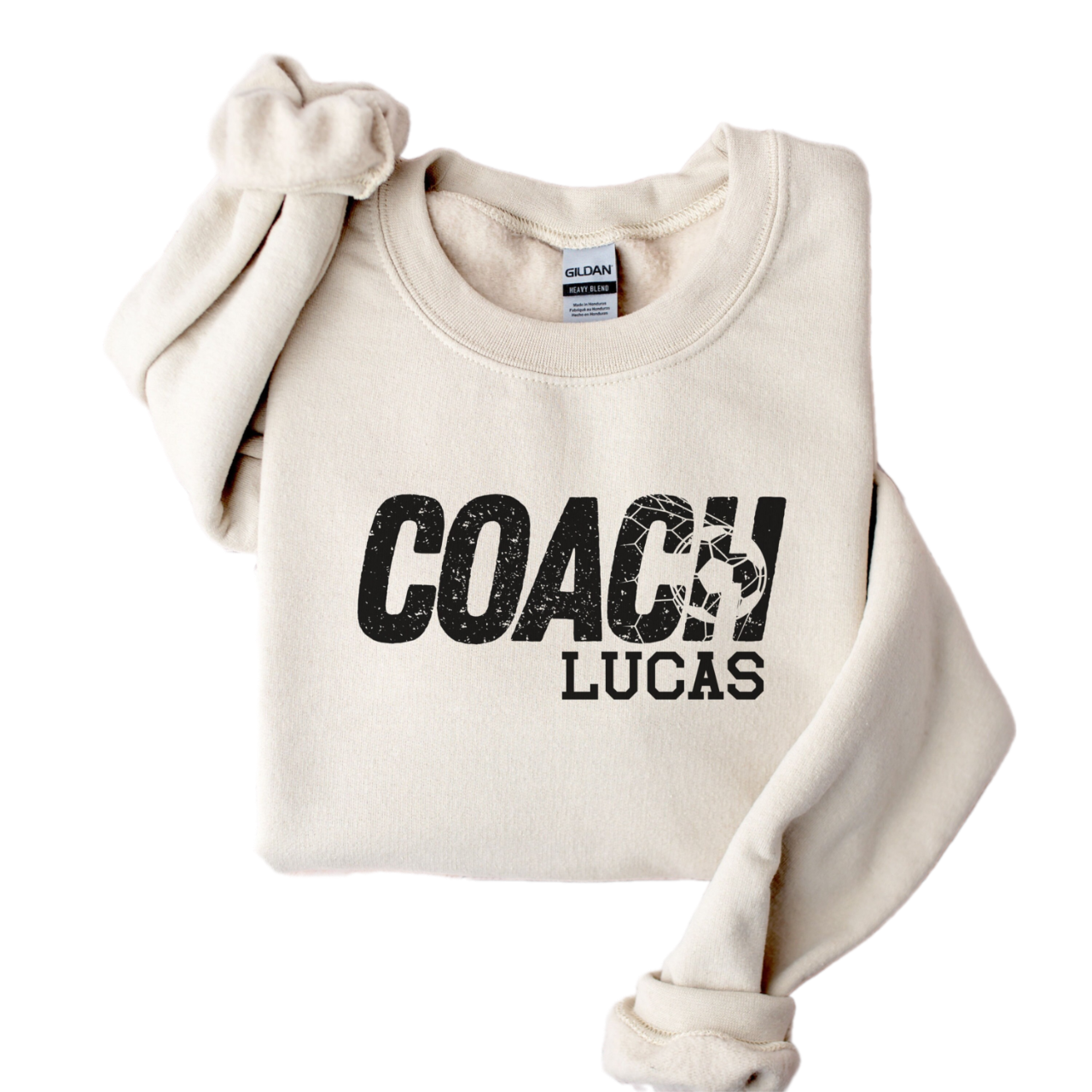 Custom Soccer Coach Sweatshirt, Personalized Soccer Coach Crewneck, Soccer Coach Gift, Coach Tee