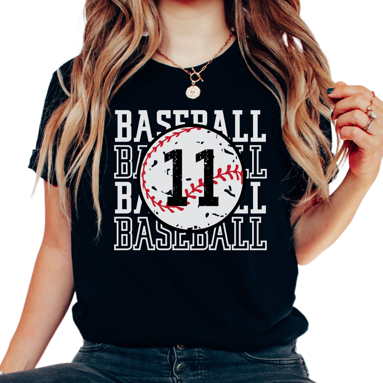 Personalized Baseball Mom Shirt, Baseball Fan Shirt, Cute Baseball Heart Shirt