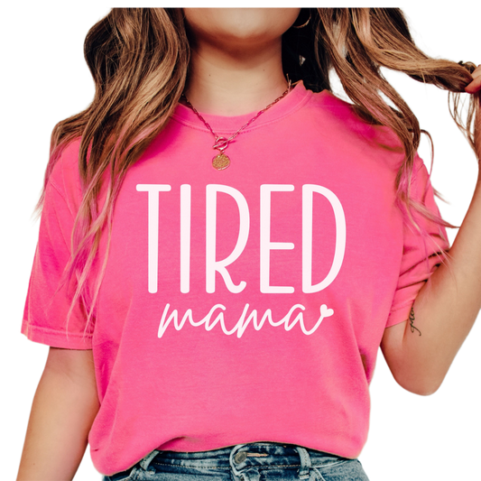 Comfort Colors Tired Moms Club Shirt, Funny Mom Shirt, Tired Moms Mom Club