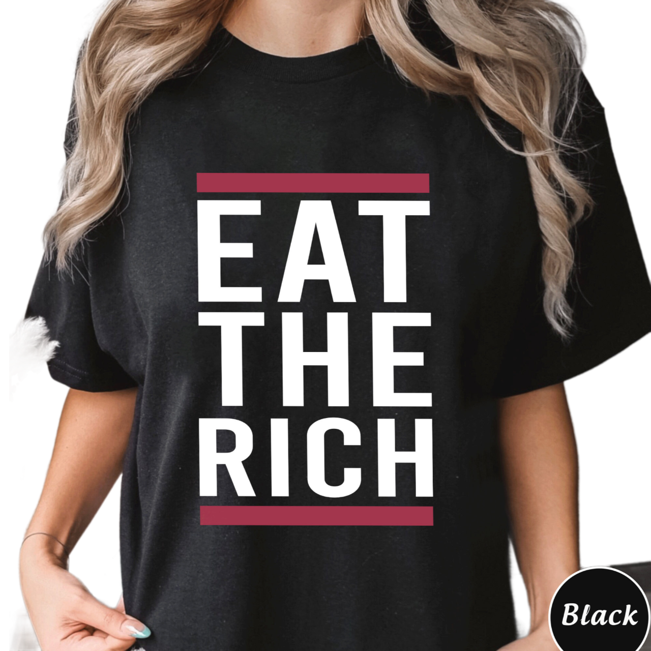 Eat The Rich Shirt, Trending Unisex Tee Shirt, Funny Unique Shirt Gift, Eat The Rich Sweatshirt Hoodie