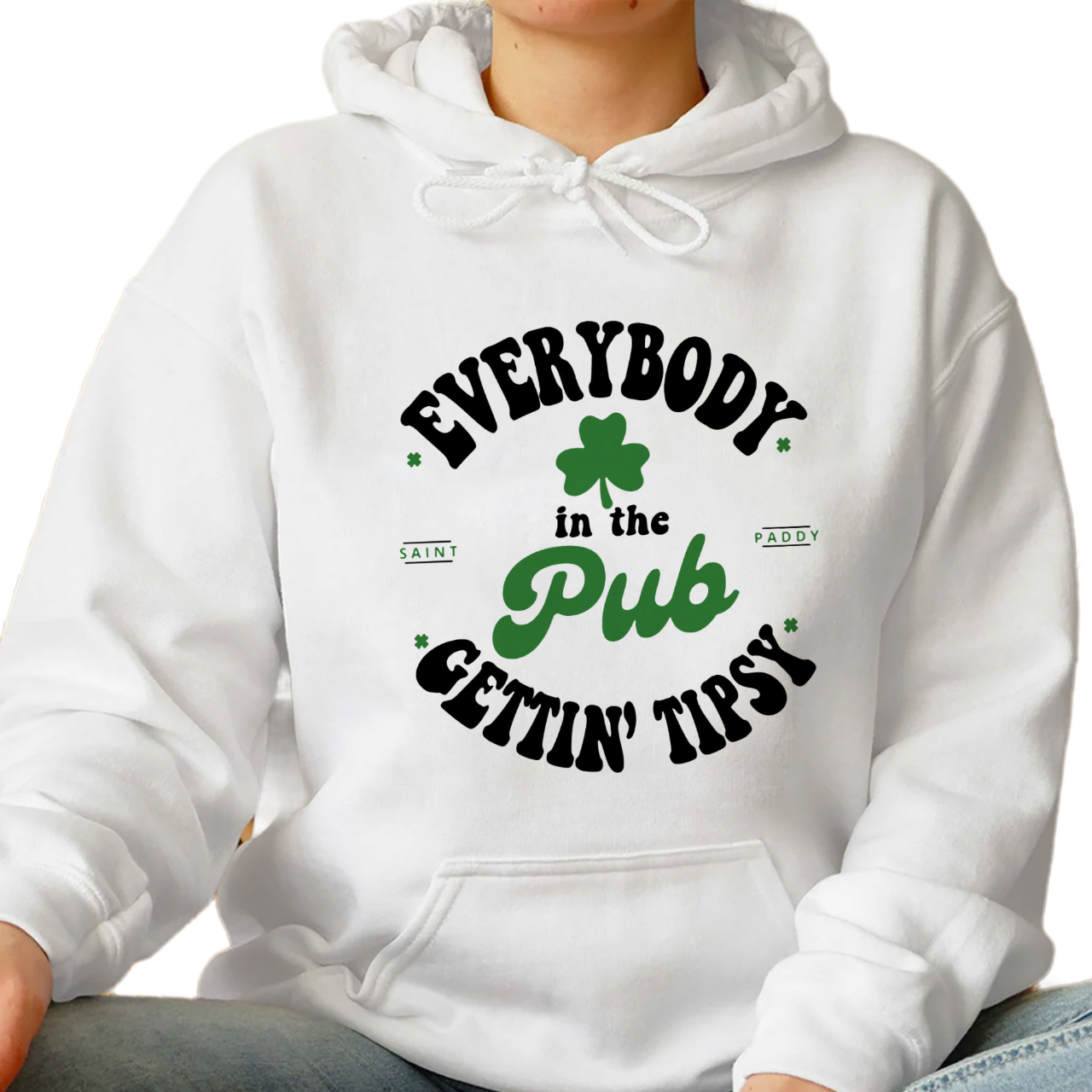 Everybody In The Pub Getting Tipsy Sweatshirt, Funny St Pattys Day Sweatshirt, Cute St Patrick's Day, St. Patrick's Day Gift,IrishSweatshirt