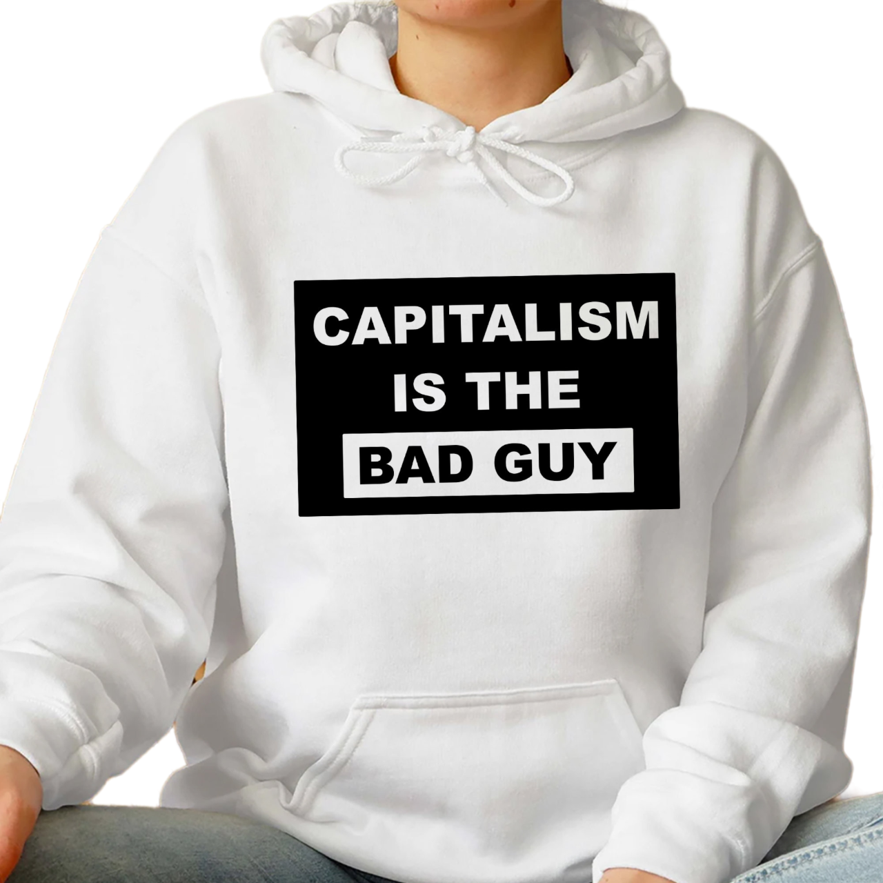 Capitalism Is The Bad Guy Shirt, Trending Unisex Tee Shirt, Capitalism Is The Bad Guy Sweatshirt Hoodie