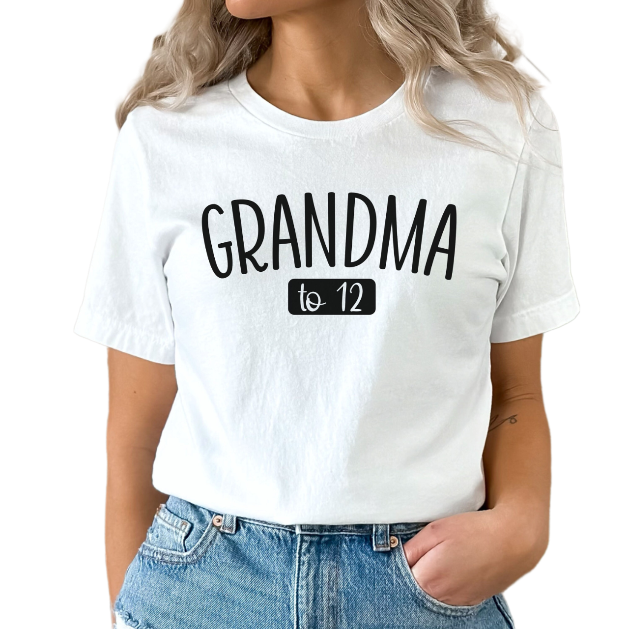 New Grandma Gift, Grandma Birthday Gift, Personalized Grandma Shirt, Mother's Day Gift