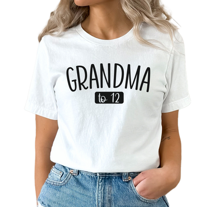 New Grandma Gift, Grandma Birthday Gift, Personalized Grandma Shirt, Mother's Day Gift