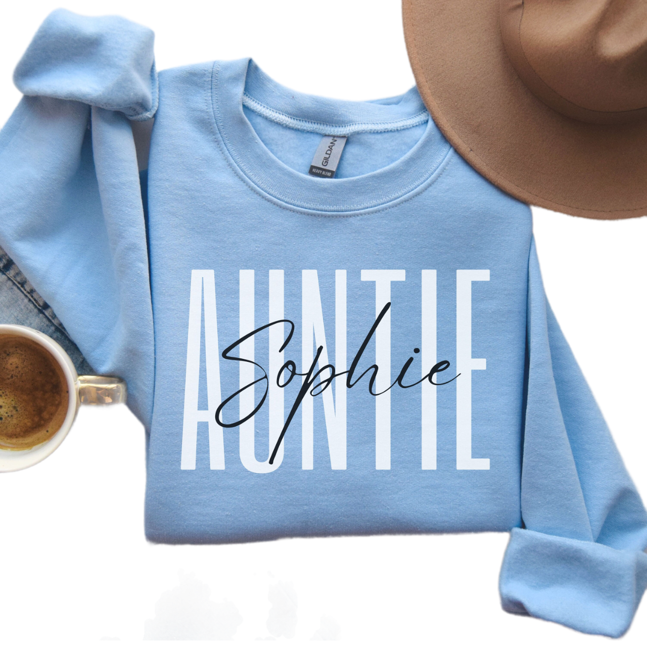 Auntie Crewneck, Gift for Aunt, Pregnancy Announcement