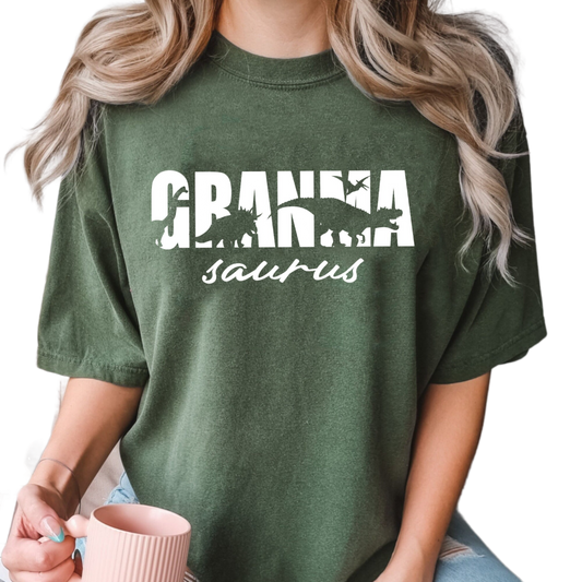 Custom Grandma Saurus Sweatshirt, Grandma Dinosaur, Grandma Life Sweatshirt, Mother's Day Sweatshirt, Funny Mother's Day Gift,Custom Name