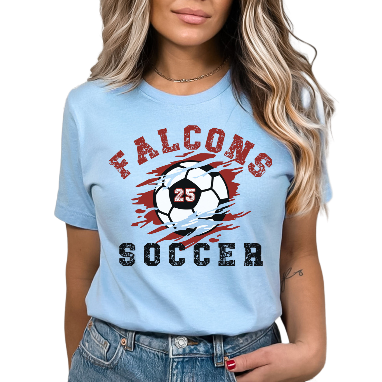 Custom Soccer Shirt, Personalized Soccer Mom Shirt, Soccer Fan Shirt, Soccer Number Shirt, Custom Soccer Team Shirt