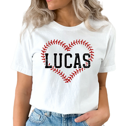 Custom Baseball Name Shirt, Personalized Baseball Mom Shirt, Baseball Fan Shirt