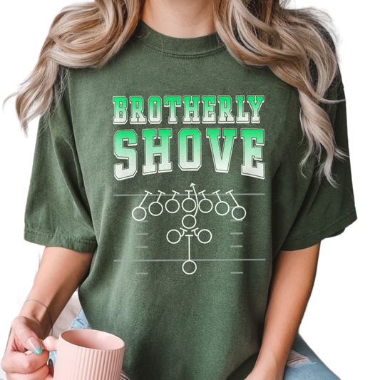 Brotherly Shove Shirt, Trending Unisex Tee Shirt, Unique Shirt Gift For Football Fan, Brotherly Shove Football Sweatshirt Hoodie