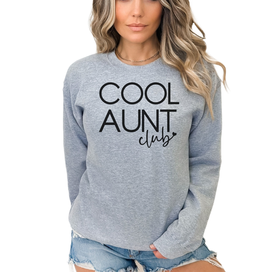 Cool aunt club sweatshirt, cool aunt gift, cool aunt club shirt, gift for aunt