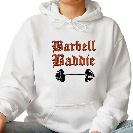 Barbell Baddie Shirt,Trending Unisex Tee Shirt,Unique Shirt Gift, Girls Who Lift Sweatshirt, Barbell Baddie Gym Fitness Hoodie