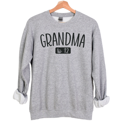 Custom Grandma sweatshirt, personalized grandma sweat shirt, this grandma belongs to