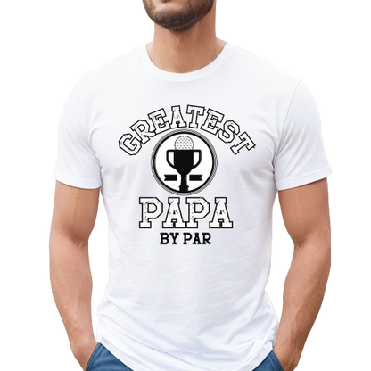 Best papa by par golf shirt, Papa golf t-shirt, golf gift for grandpa