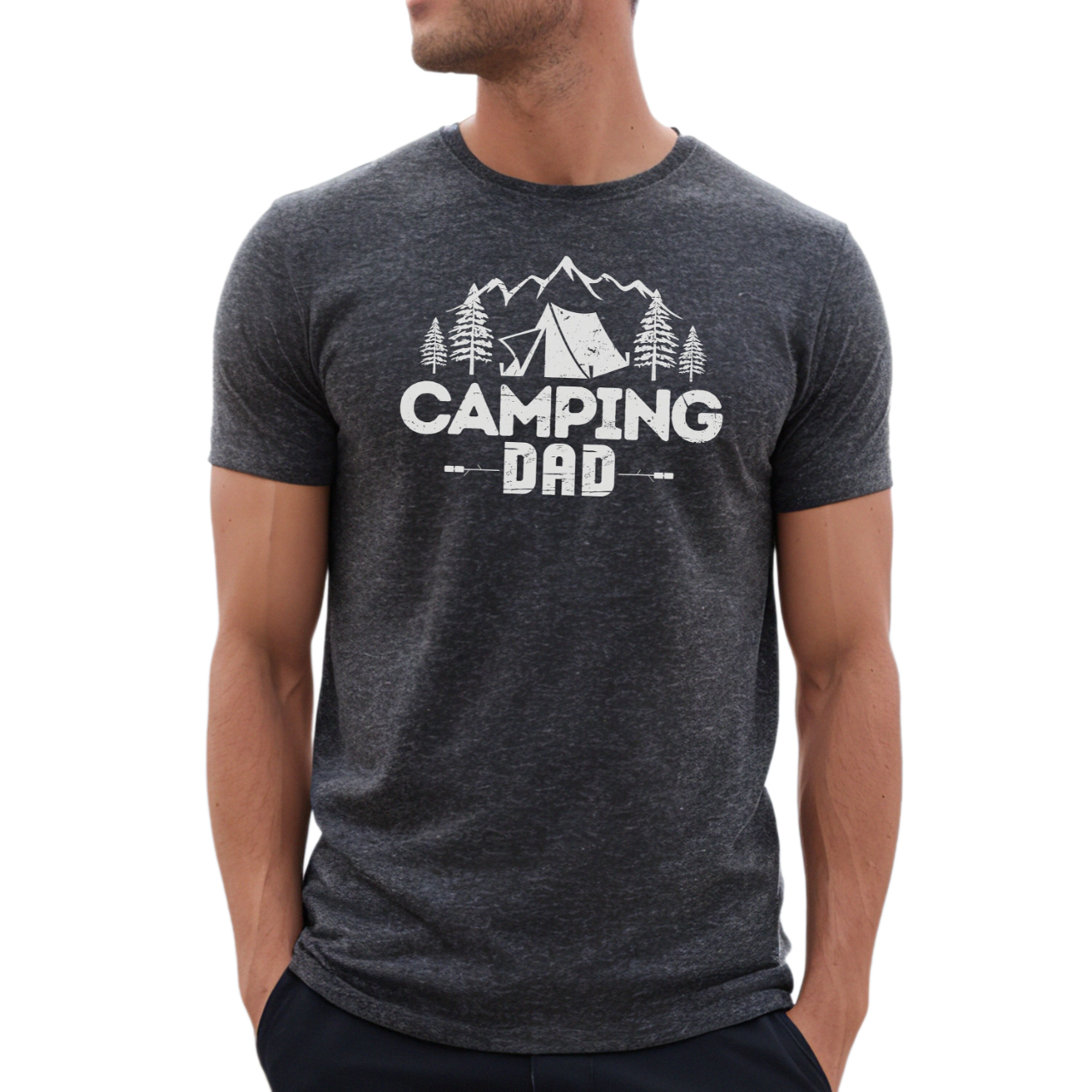 Dad Camping shirt, dad camp t-shirt, cool camp dad shirt, camping shirts for dad, fun Camping Dad gift, mens camping shirt