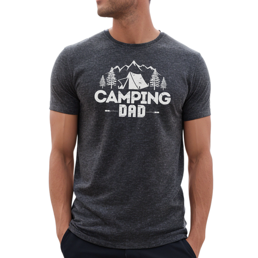 Dad Camping shirt, dad camp t-shirt, cool camp dad shirt, camping shirts for dad, fun Camping Dad gift, mens camping shirt