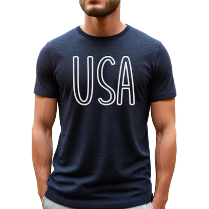 Big USA Tshirt, 4th o July Shirt, USA Men's shirt