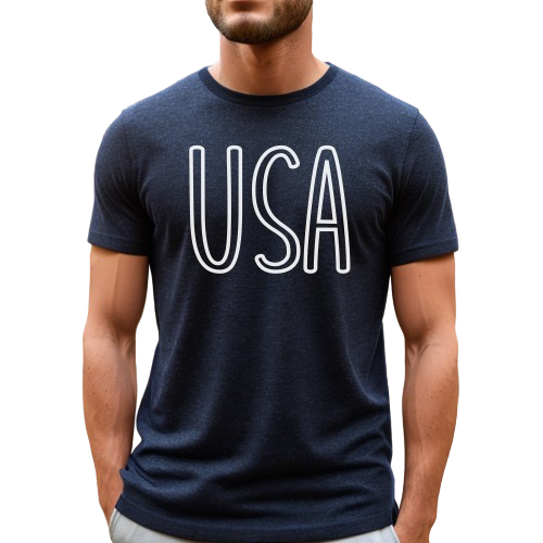 Big USA Tshirt, 4th o July Shirt, USA Men's shirt