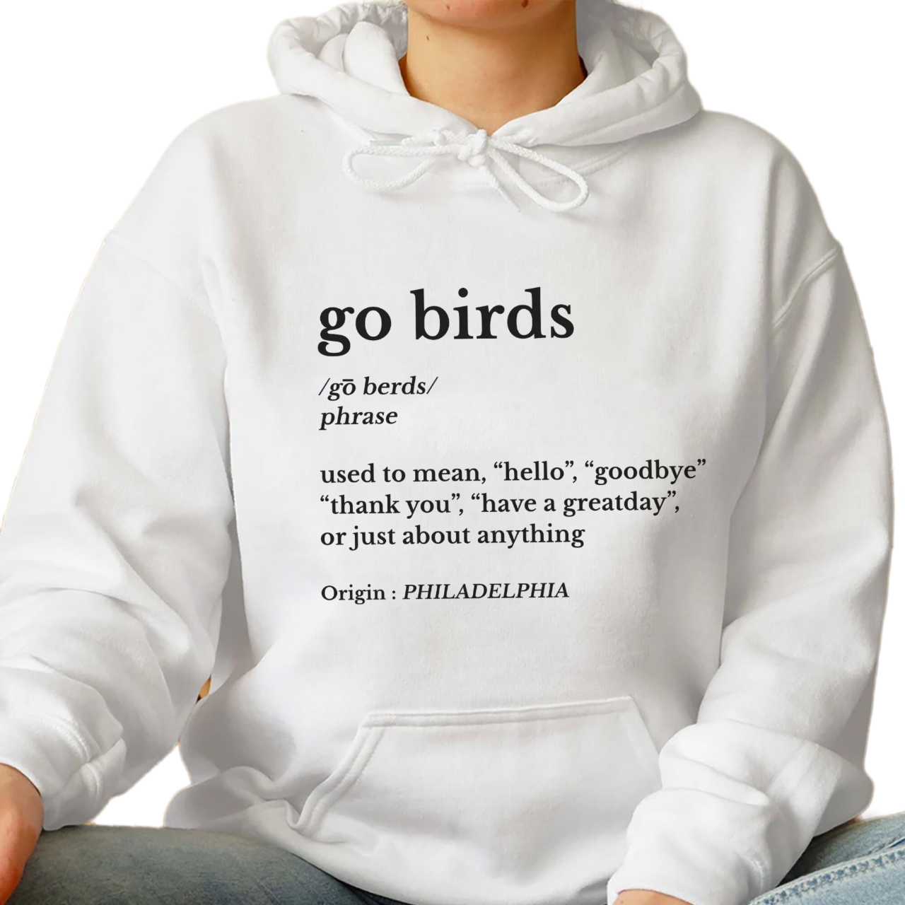 Go Birds Dictionary Shirt, Used to mean Hello Goodbye Thank you Have A Greatday, Trending Unisex Tee Shirt, Unique Shirt Gift, Go Birds Tee