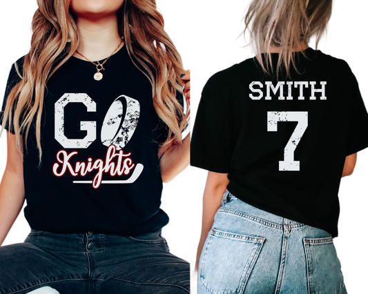 Custom Hockey Mom Shirt, Personalized Hockey Mom Shirt, Hockey Fan Shirt