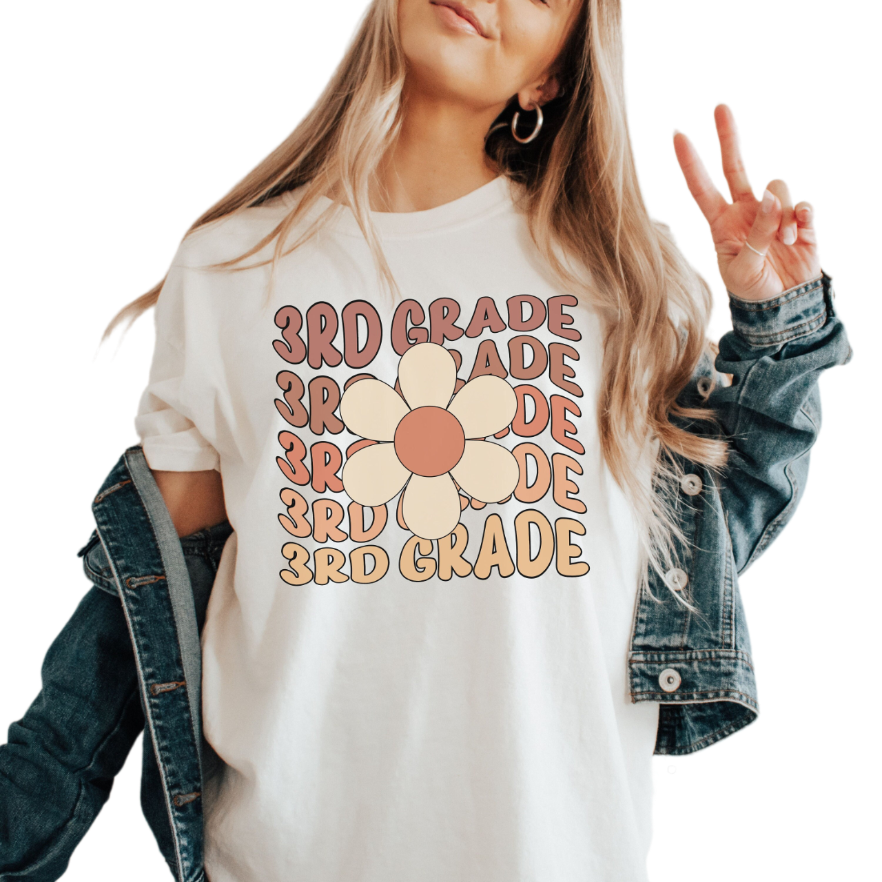 3rd Grade Back To School Shirt, Oversized Teacher Tshirt