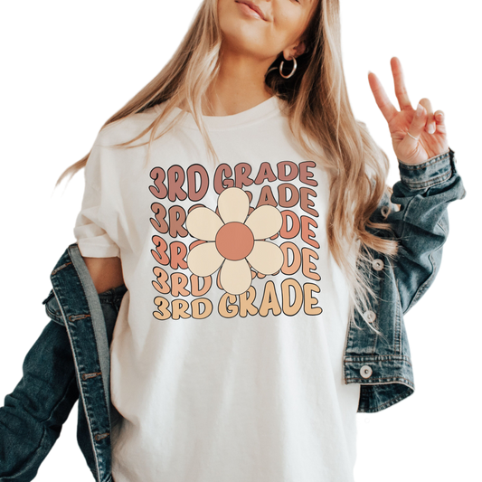 3rd Grade Back To School Shirt, Oversized Teacher Tshirt