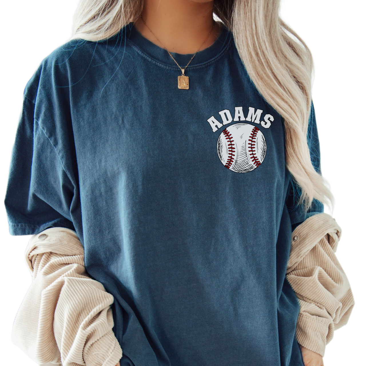 Baseball Pocket Shirt, Baseball Comfort Colors , Personalized Baseball Team Shirt