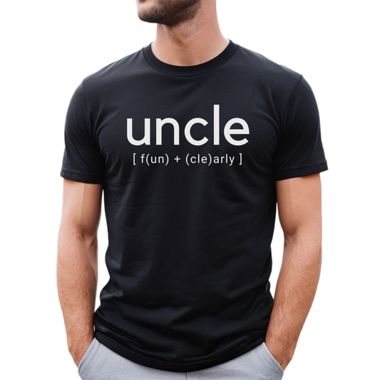 Fun Uncle Shirt, New uncle t shirt, best uncle t shirt, cool uncle shirt, funcle shirt, fun uncle t-shirt, best uncle tshirt