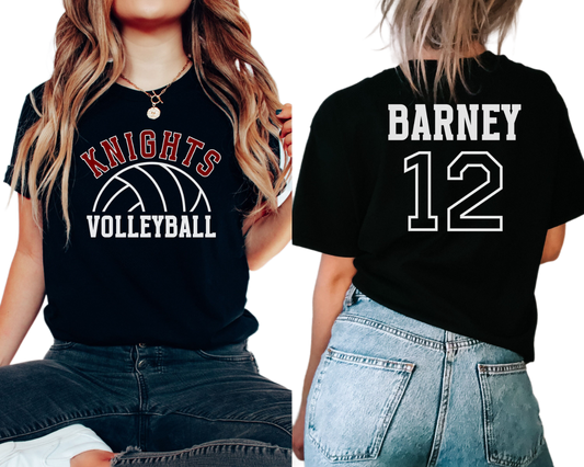 Custom Volleyball Shirt, Personalized Volleyball Mom Shirt, Volleyball Name Shirt, Custom Volleyball Team Shirt 2M