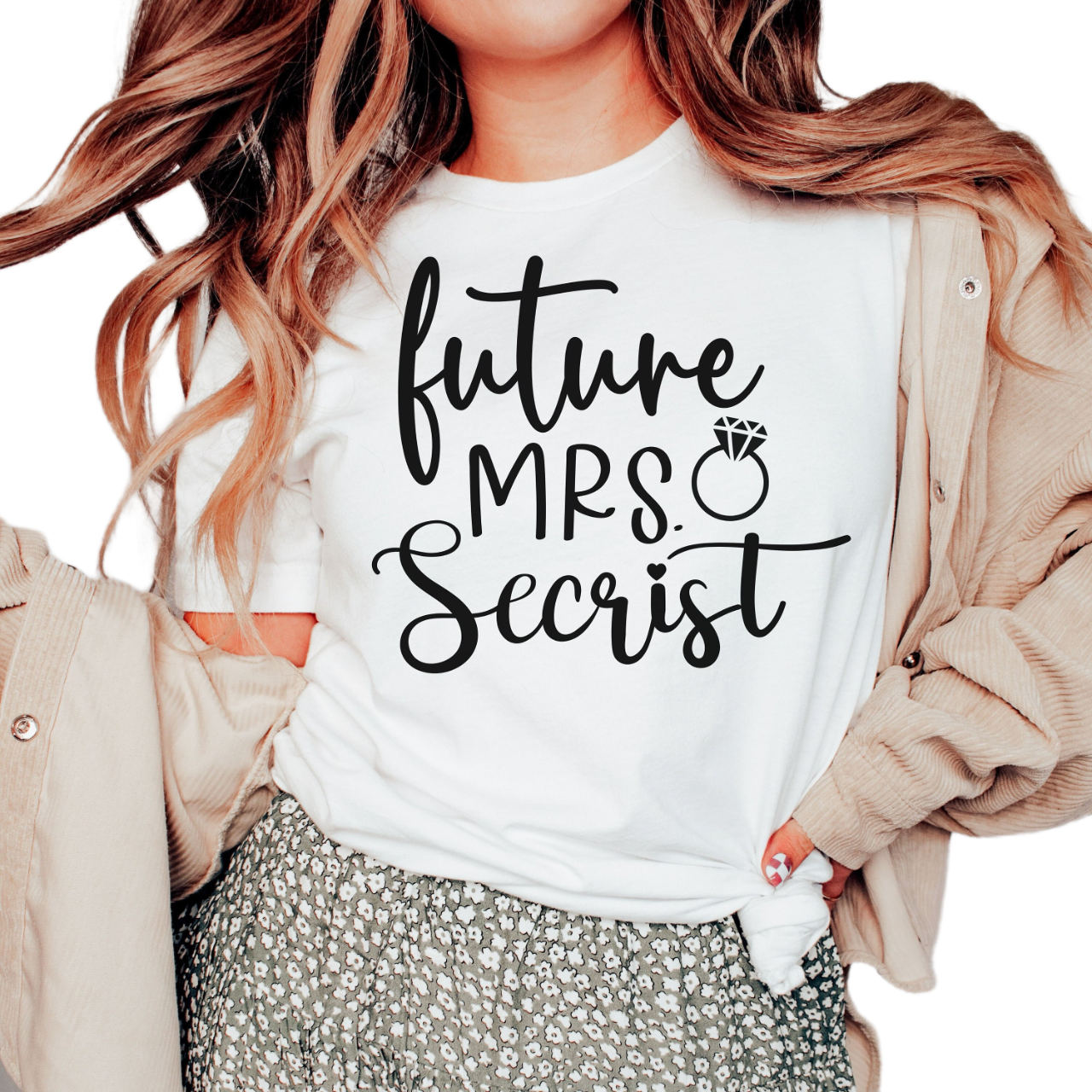 Custom Future Mrs Shirt, Personalized Bride Shirt, Engagement Announcement Shirt