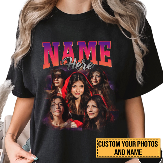 Custom Your Own Bootleg Shirts, Custom Bootleg Rap Tee, Custom Photo Vintage T Shirts, Customa Bootleg Tee, Custom Graphic Tees