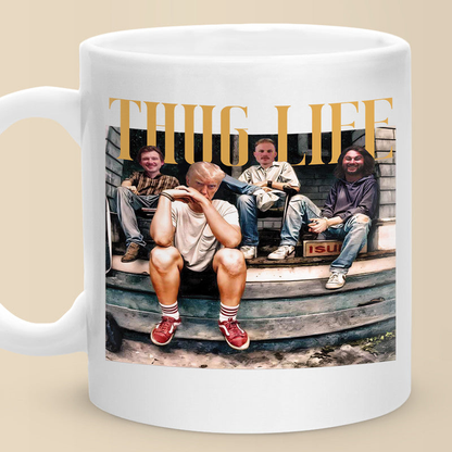 Trump Thug Life White Mug