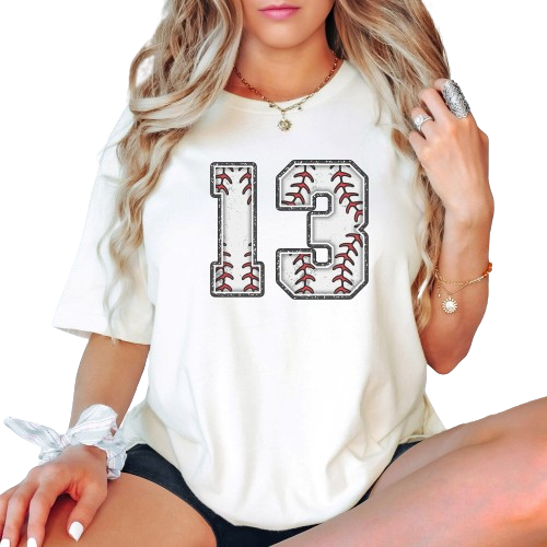 Baseball Number Shirt, Personalized Baseball Shirt, Custom Baseball Fan Shirt