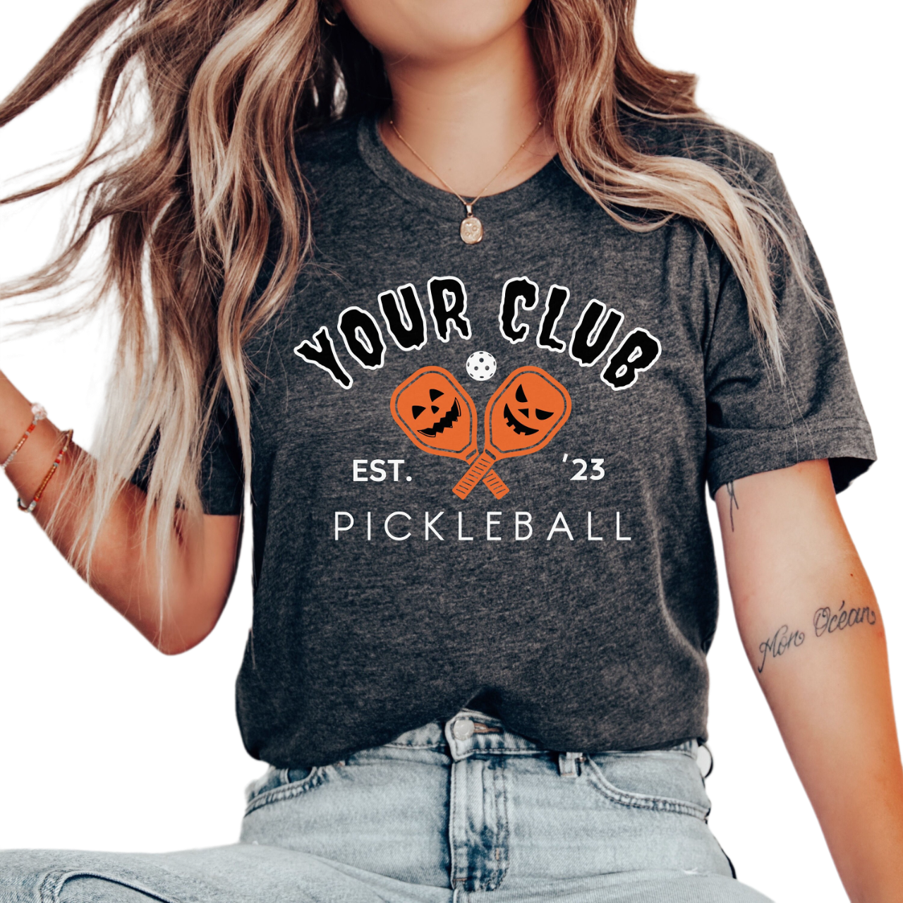 Halloween Pickleball Shirt, Pickleball League Shirt, Halloween Team Pickleball Shirt