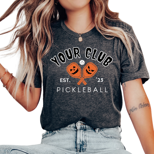 Halloween Pickleball Shirt, Pickleball League Shirt, Halloween Team Pickleball Shirt