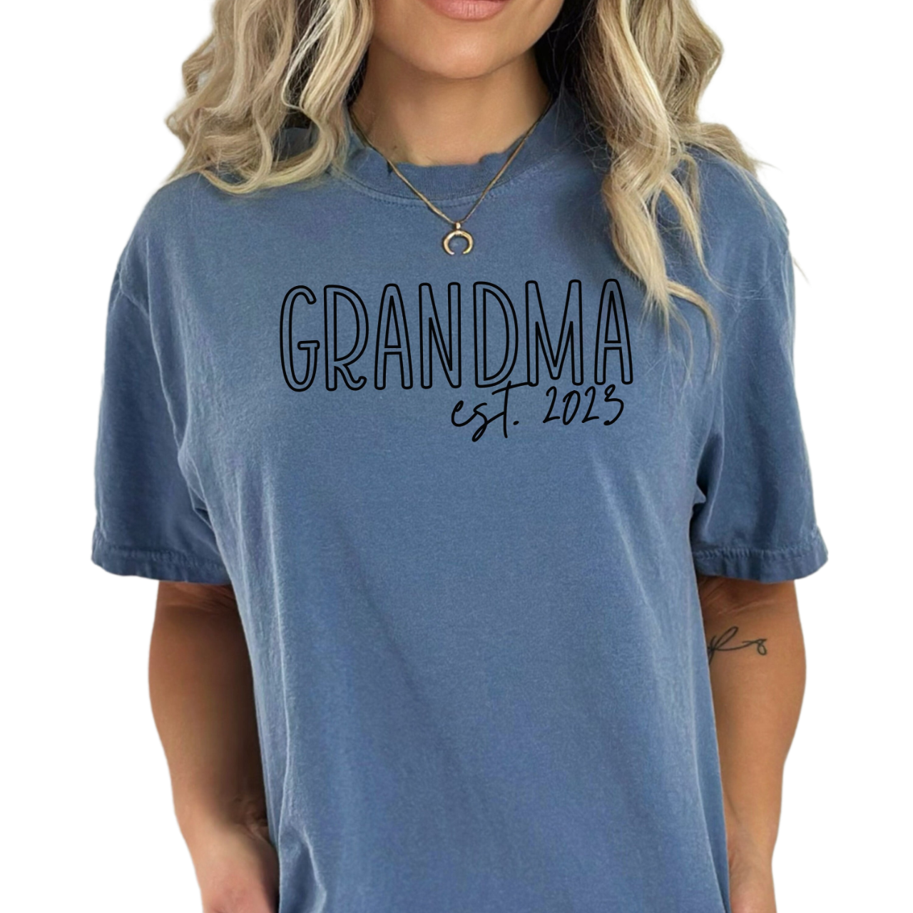 Custom Grandma Shirt, personalized grandma tshirt, Mother's day gift, Gift for new grandma