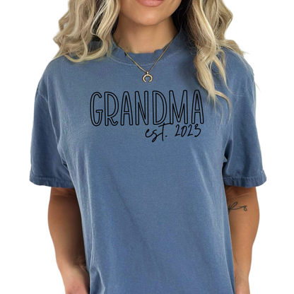 Custom Grandma Shirt, personalized grandma tshirt, Mother's day gift, Gift for new grandma