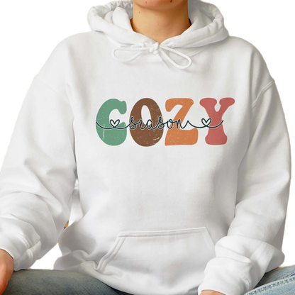 Cozy Season Sweatshirt, Trending Unisex Tee Shirt, Get Cozy Sweatshirt, Womens Fall Sweaters, Fall Graphic Tee, Women Fall Sweatshirt Hoodie