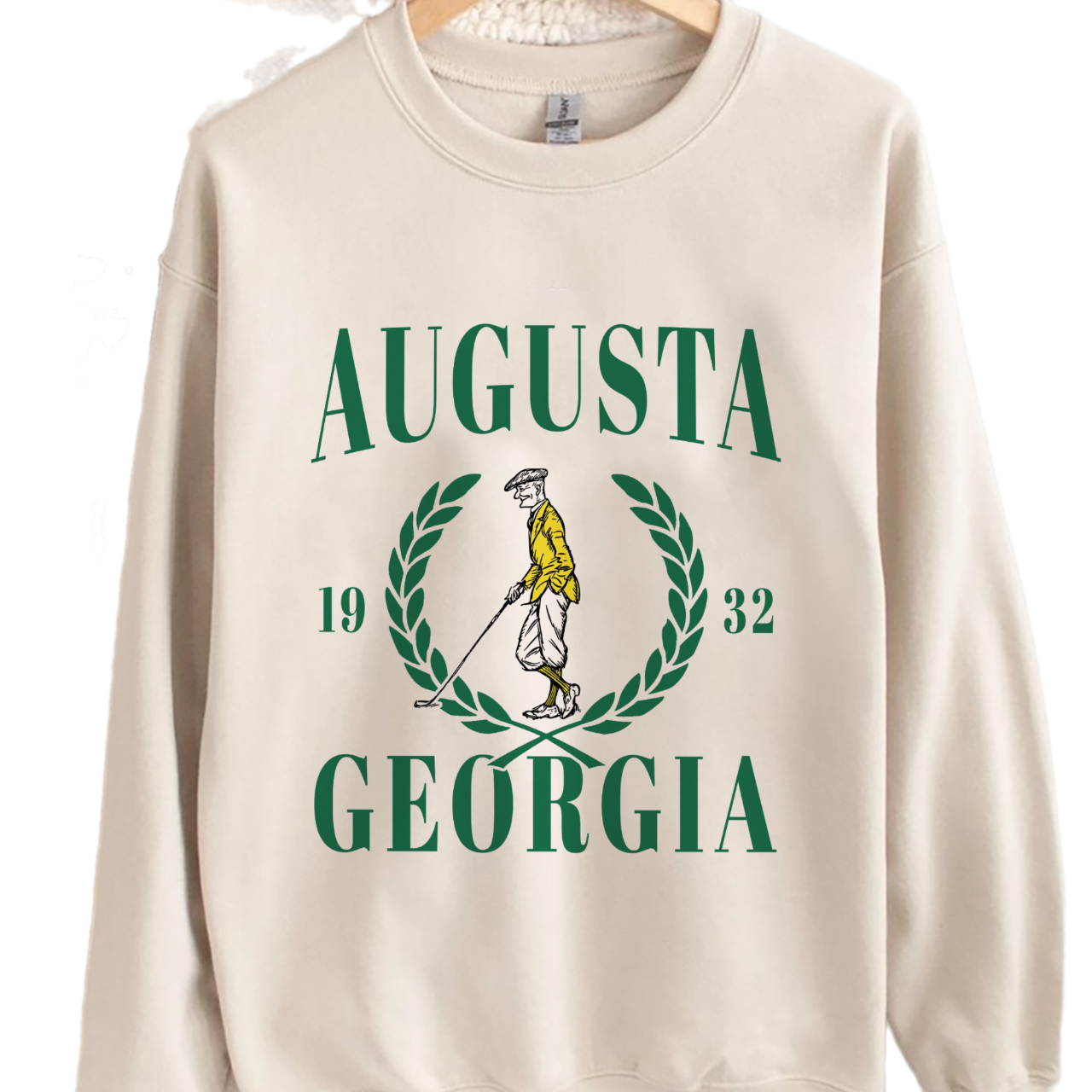 Augusta Georgia Golf Shirt, Gift For Golfers, Augusta Vintage Style Golf Sweatshirt, Distressed Augusta Sweatshirt Hoodie